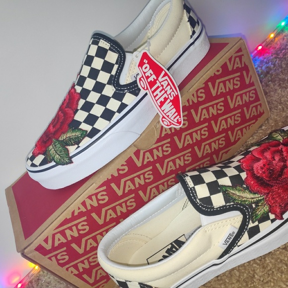 Vans floral slip on vans - Picture 3 of 7